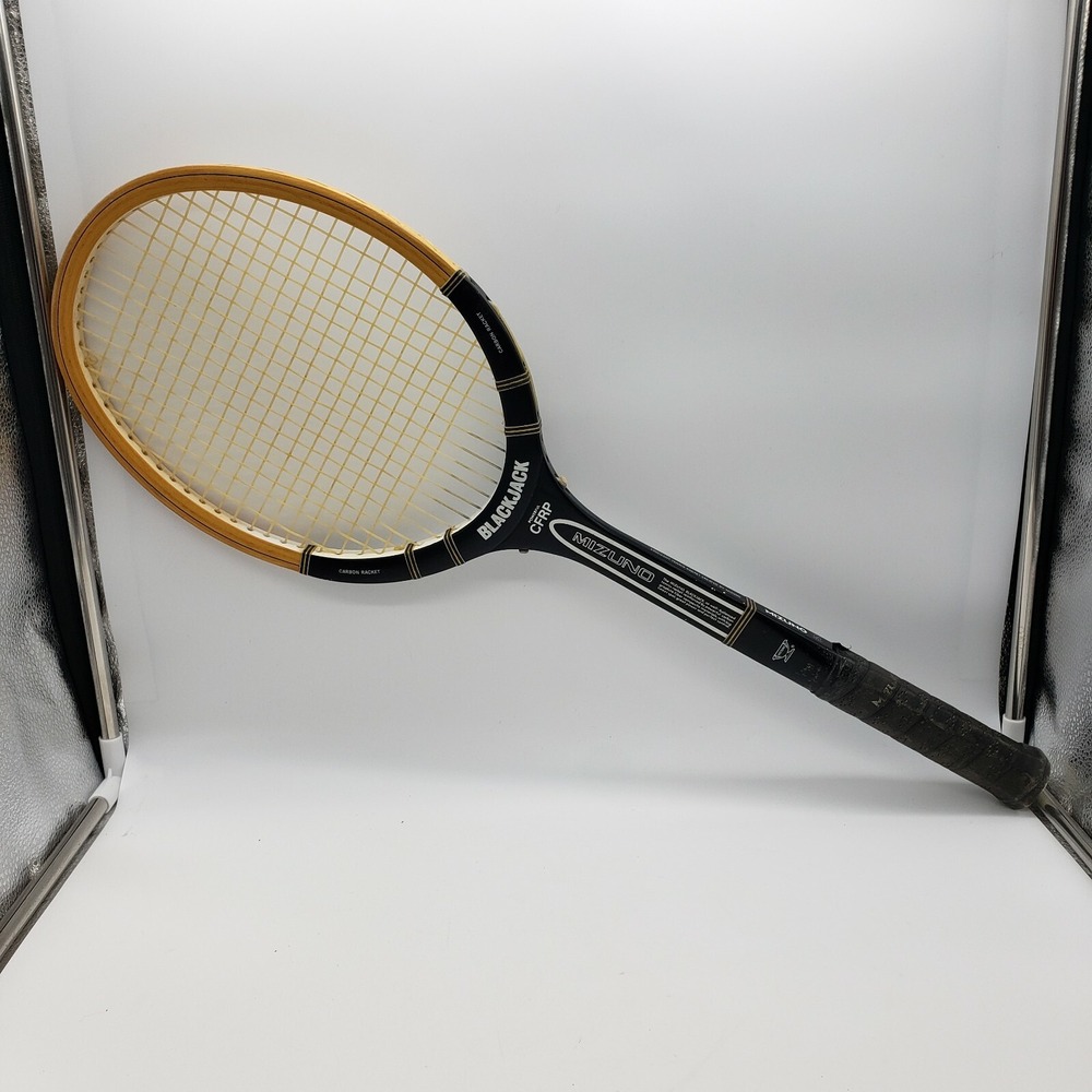 Mizuno Blackjack Tennis Racket Comp ST model X With Cover‎ Great Condition